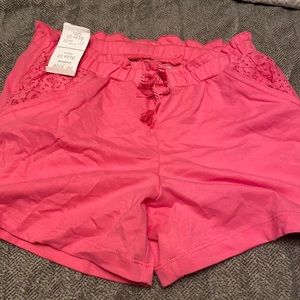 Brand New Girls Shorts Hot Pink